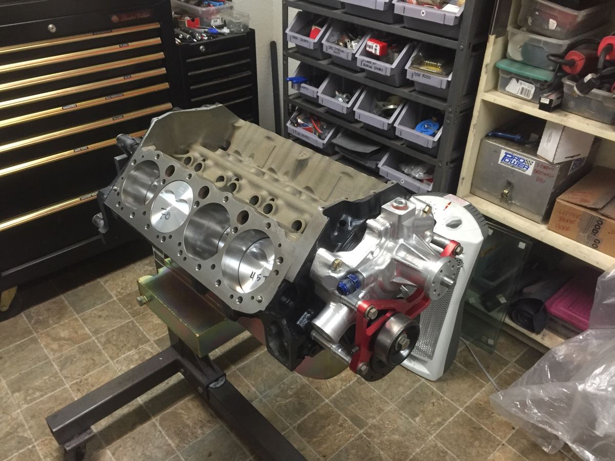 The race engine build — the horsepower behind the Frazier #15