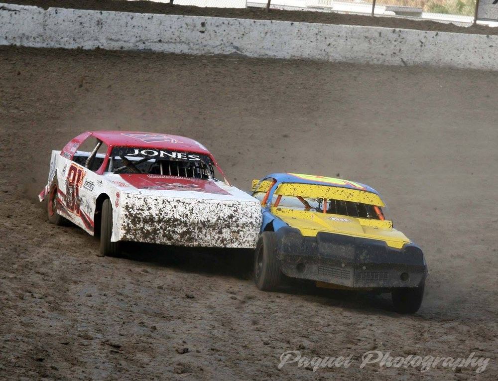 Frazier family at the track — pit area moments