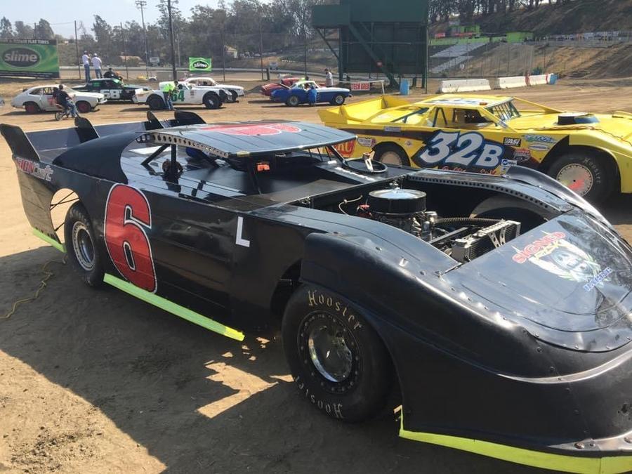 Racing at the speedway