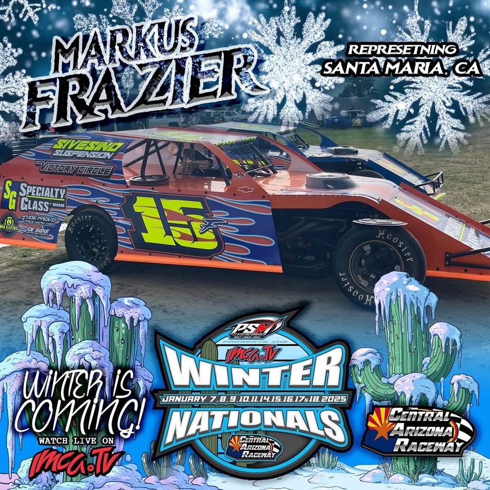Markus Frazier IMCA Winter Nationals promo — the brand look